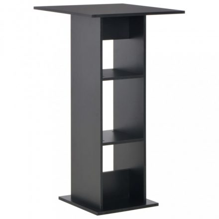 280206  Bar Table Black 60x60x110 cm